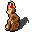 Monkey with Fez Candle icon